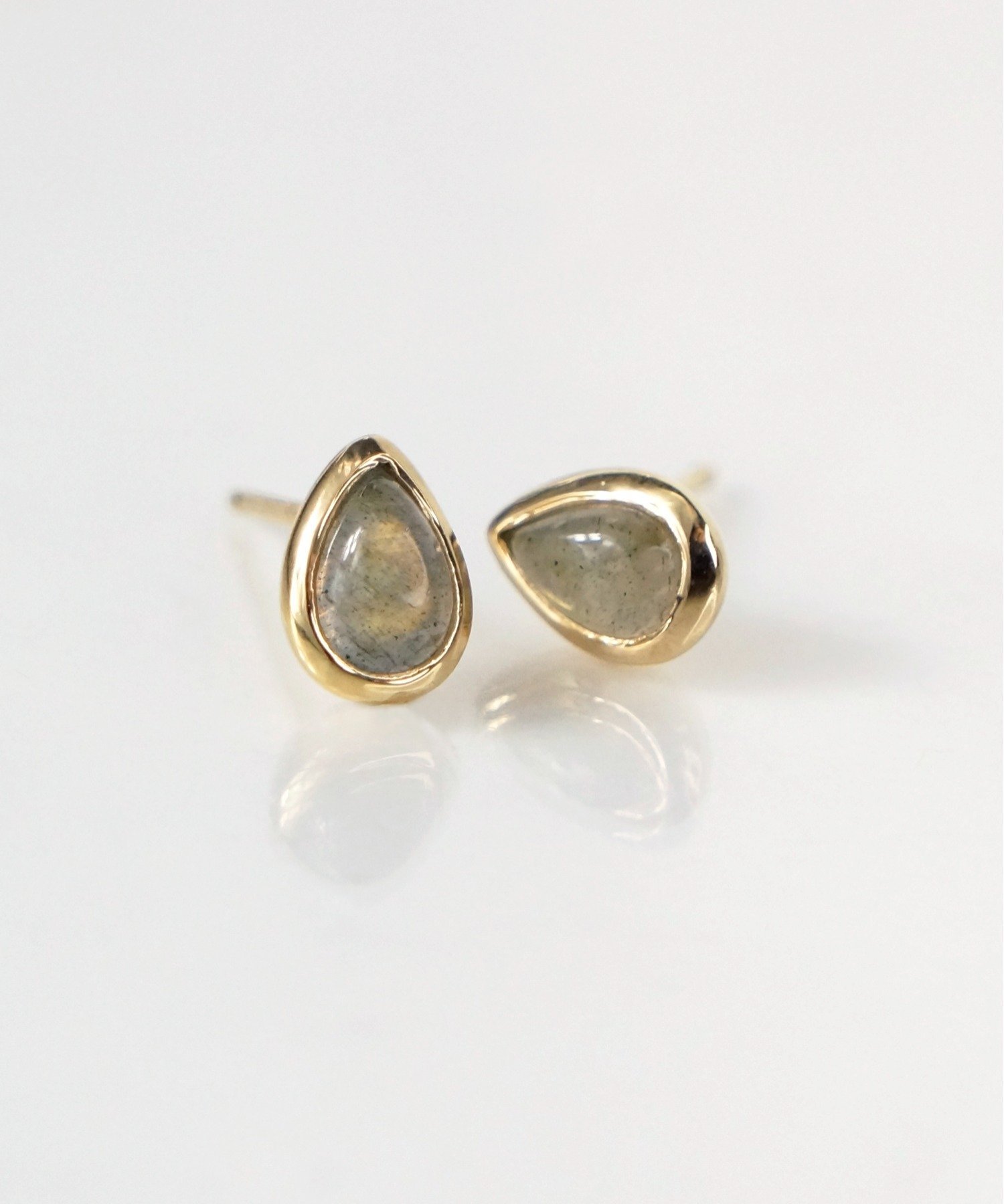 anq. 「anq.」SV925・ガーネット/ラブラドライト/グリーンオニキス/ブルートパーズ ピアス クークロワッサン アクセサリー・腕時計 ピアス グリーン ブルー【送料無料】