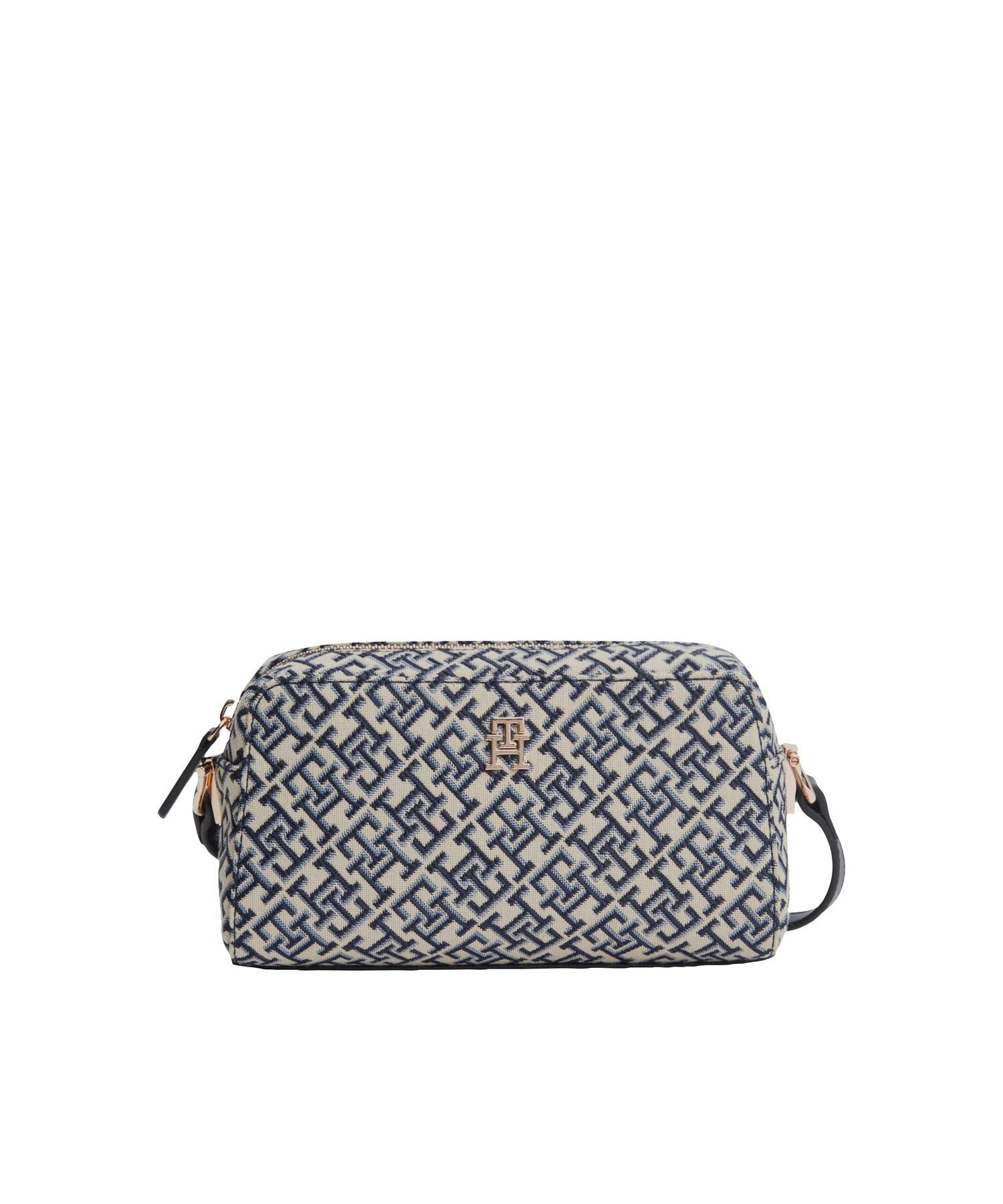 TOMMY HILFIGER THグレースジャカードショルダーバッグ26SS トミーヒルフィガー バッグ ショルダーバッグ ブルー【送料無料】