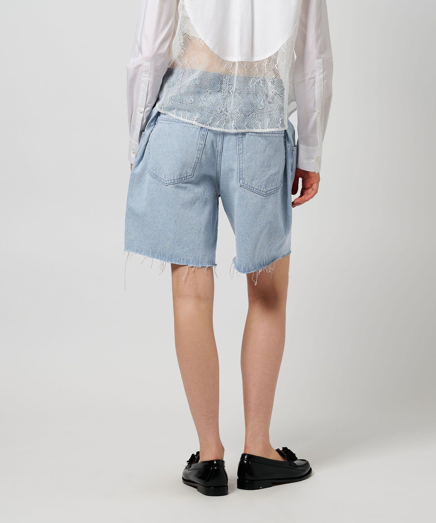 【SALE／60%OFF】ATTISESSION ＜ATTISESSION＞ハーフ デニム パンツ/ライトブルー ユナイテッドアローズ アウトレット パンツ その他のパンツ ブルー【送料無料】 stylife-15695818 Rakuten Fashion サンプル画像2