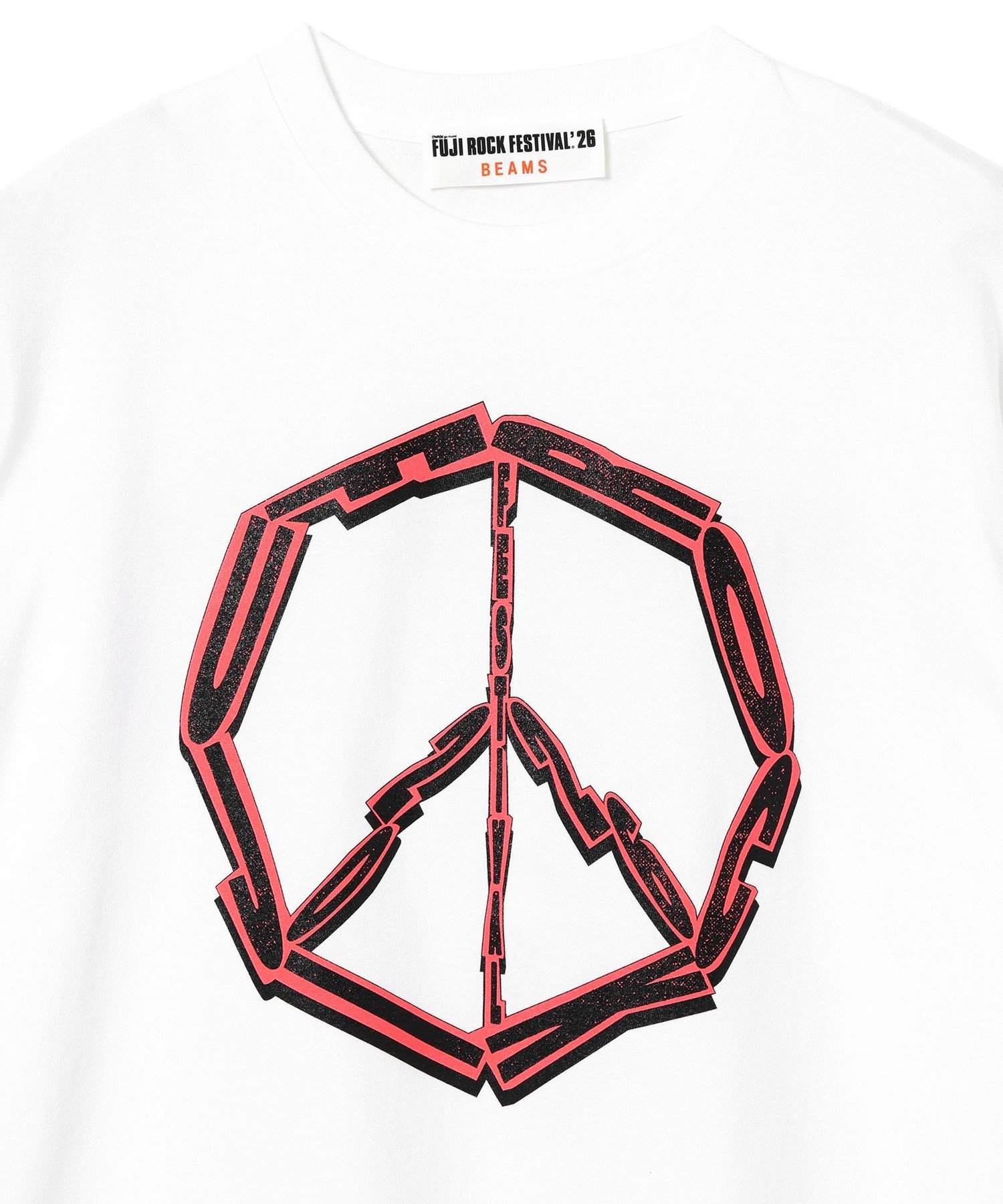 ＜MEN＞FUJI ROCK FESTIVAL'26 / EISUKE HOSHI / P2A6E TEE ビームスT トップス カットソー・Tシャツ ホワイト