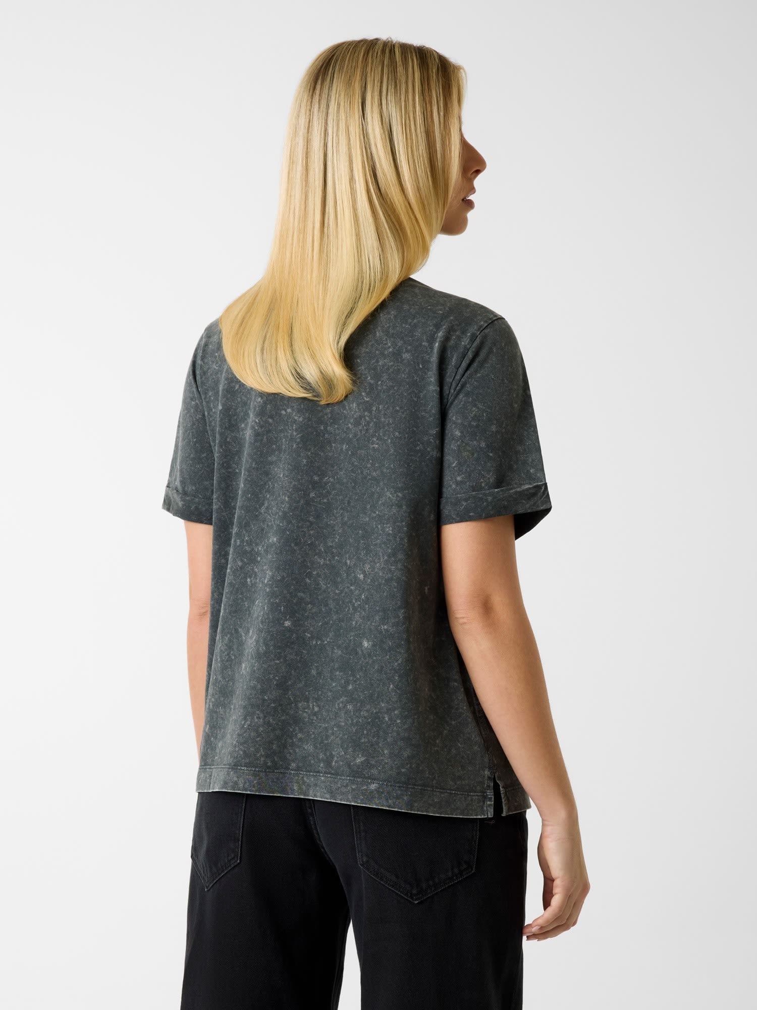GUESS/(W)QUIERO Amor Tee ゲス トップス カットソー・Tシャツ ブラック