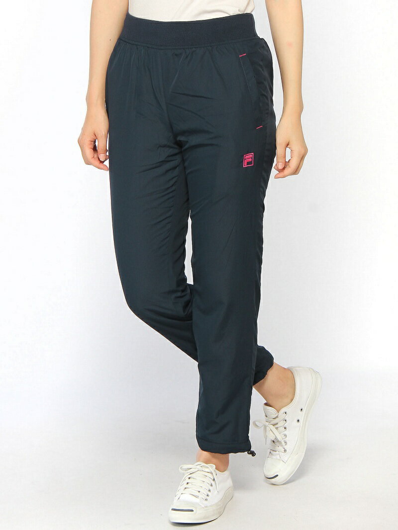 【SALE／50%OFF】FILA (W)タフタ×フリースロングパンツ ニッキー 福袋・ギフト・その他 その他 グレー ネイビー ブラックのサムネイル