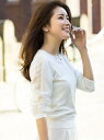 Debut de Fiore レーススリーブツイン デビュードフィオレ【送料無料】 - Stylife by Rakuten BRAND AVENUE