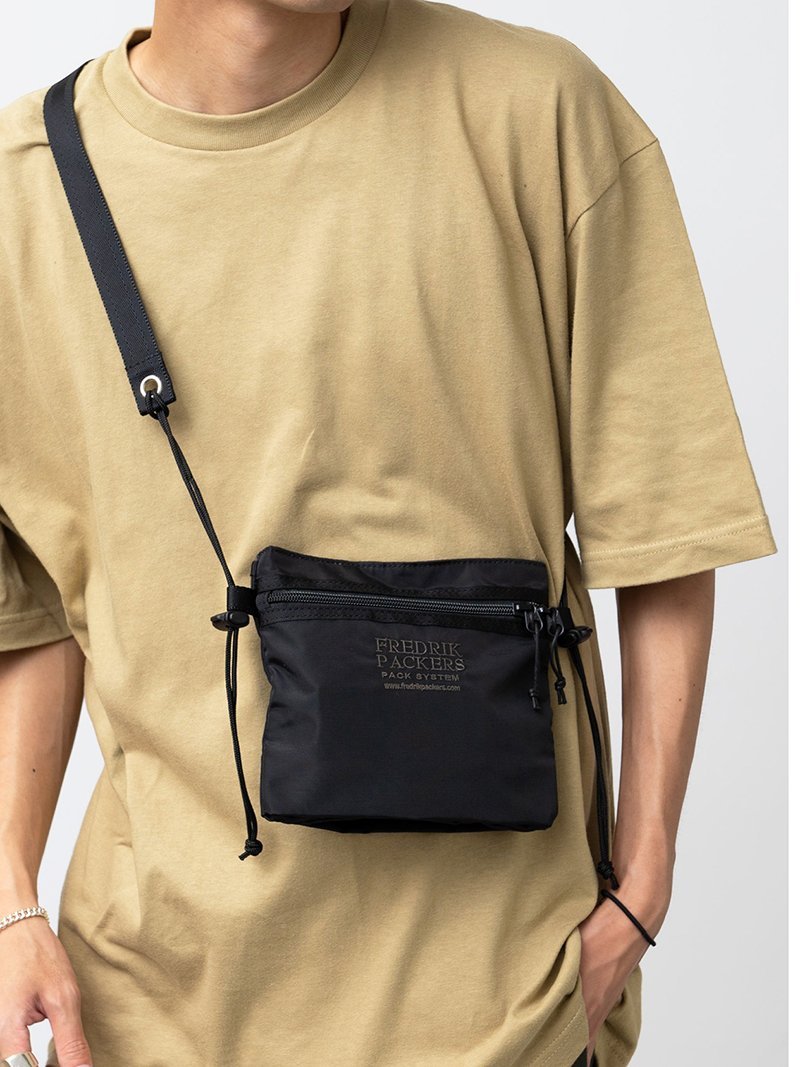 フレドリック 【SALE／2%OFF】FREDRIK PACKERS FREDRIK PACKERS/420D UTILITY SACK S サコッシュ ショルダーバッグ アウトドア フェス ワンマイルウェア フレドリックパッカーズ　24SS　ユニセックス　父の日　ギフト セットアップセブン バッグ ショルダーバッグ ブラック カ【送料無料】