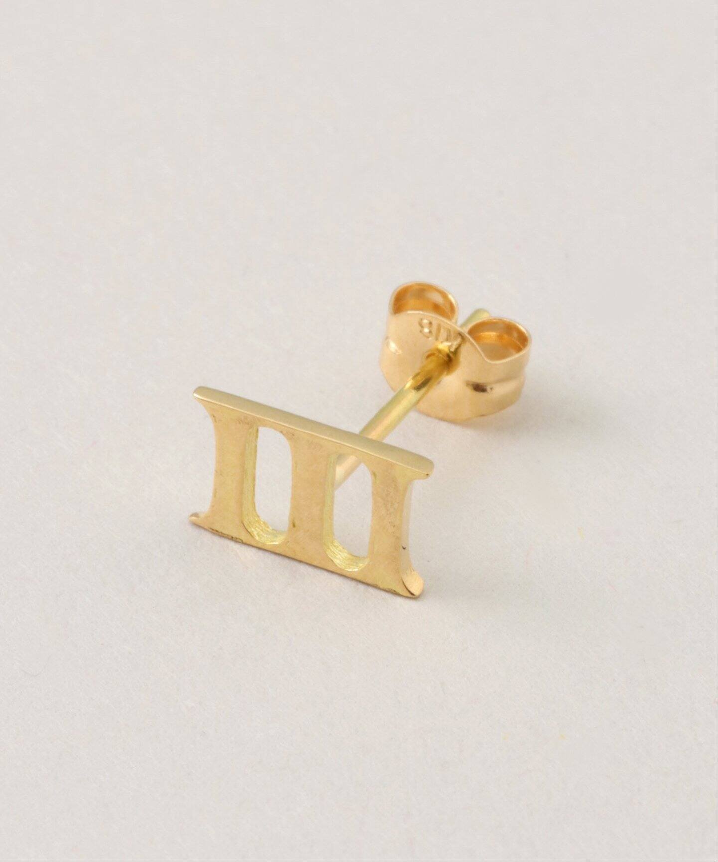 WORLDLY-WISE GIGI JEWERLY / 奨꡼Roman Number Earring 