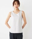 【SALE／20 OFF】A/C DESIGN BY ALPHA CUBIC スムースタンクトップ エーシーデザインバイアルファキュービック トップス カットソー Tシャツ グレー ブラック ホワイト