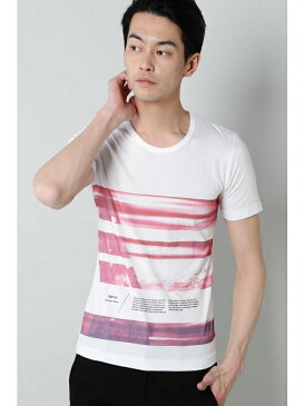 【SALE/50%OFF】TORNADO MART BLUE TORNADO∴フォトボーダープリントTee トルネードマート カットソー Tシャツ ピンク ブルー オレンジ