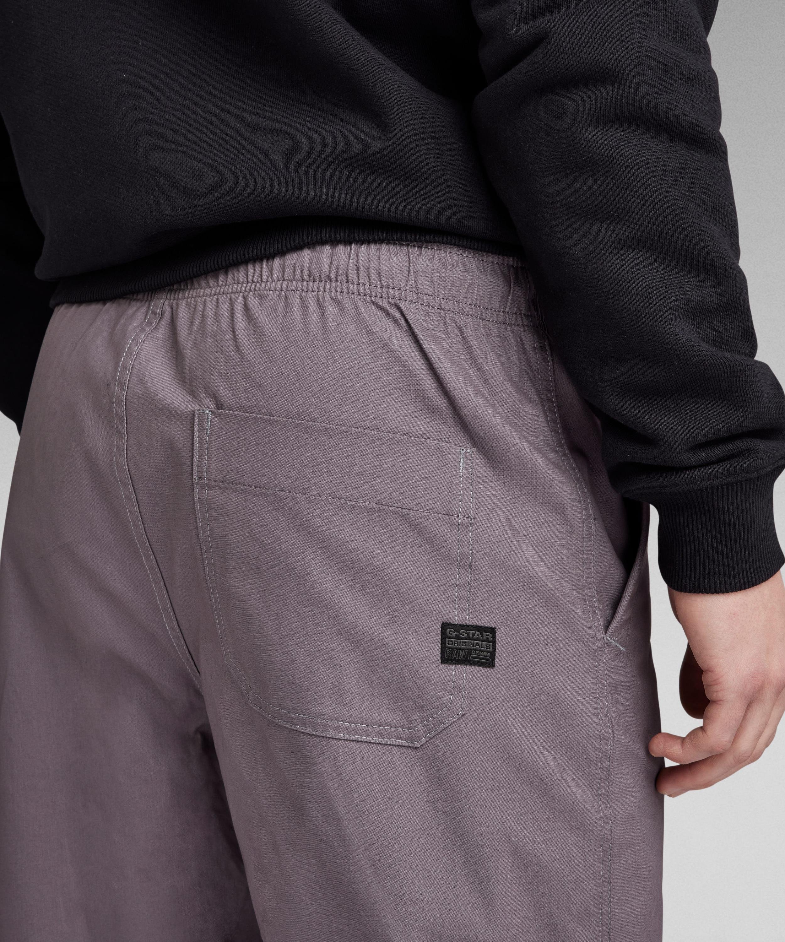 【公式ショップ】UNISEX TRAINER RCT/リラックス裾リブジョグパンツ/ジョガーパンツ ジースターロゥ パンツ ジャージ・スウェットパンツ グレー