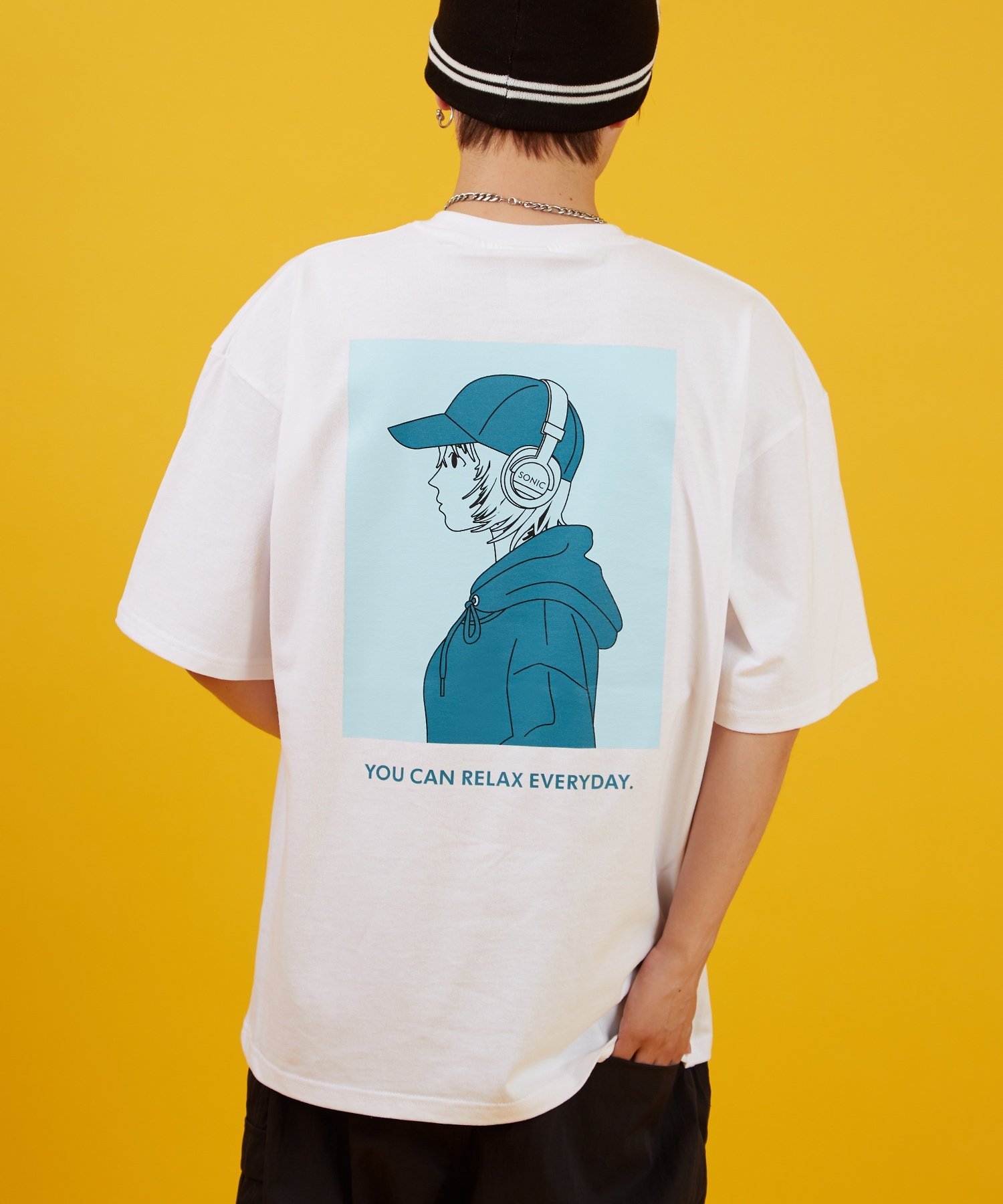 【SALE／50%OFF】SIDEWAY STANCE SIDEWAY STANCE サイドウェイスタンス チルガール 半袖Tシャツ インプローブス トップス カットソー・Tシャツ ホワイト ブラック