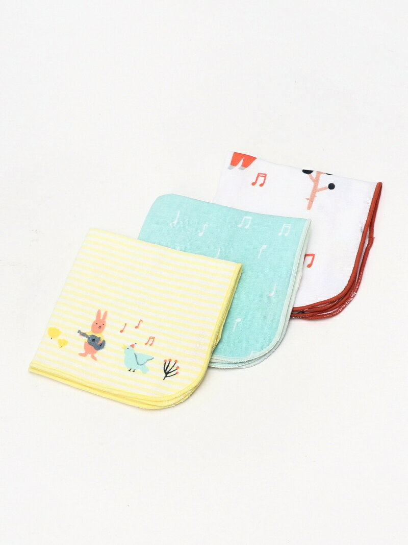 【SALE／30%OFF】Afternoon Tea LIVING ガーゼ3枚セット/KATE PUGSLEY アフタヌーンティー・リビング マタニティウェア・ベビー用品 その他のベビーグッズ レッドのサムネイル