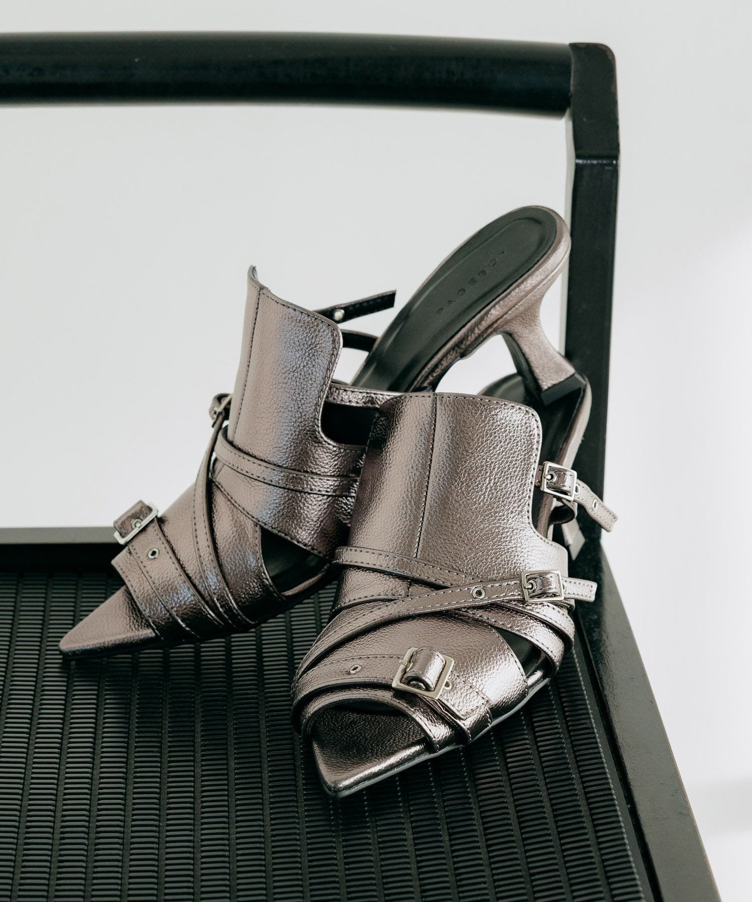【SALE／55%OFF】PAGEBOY ハトメミュールサンダル ページボーイ シューズ・靴 サンダル ブラウン ブラック【送料無料】