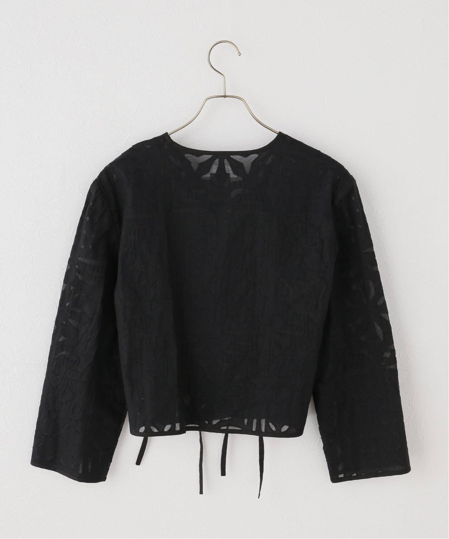 IENA Heriter/エリテ reversible applique jacket ジャケット H1-26-3013 イエナ トップス シャツ・ブラウス ブラック ホワイト