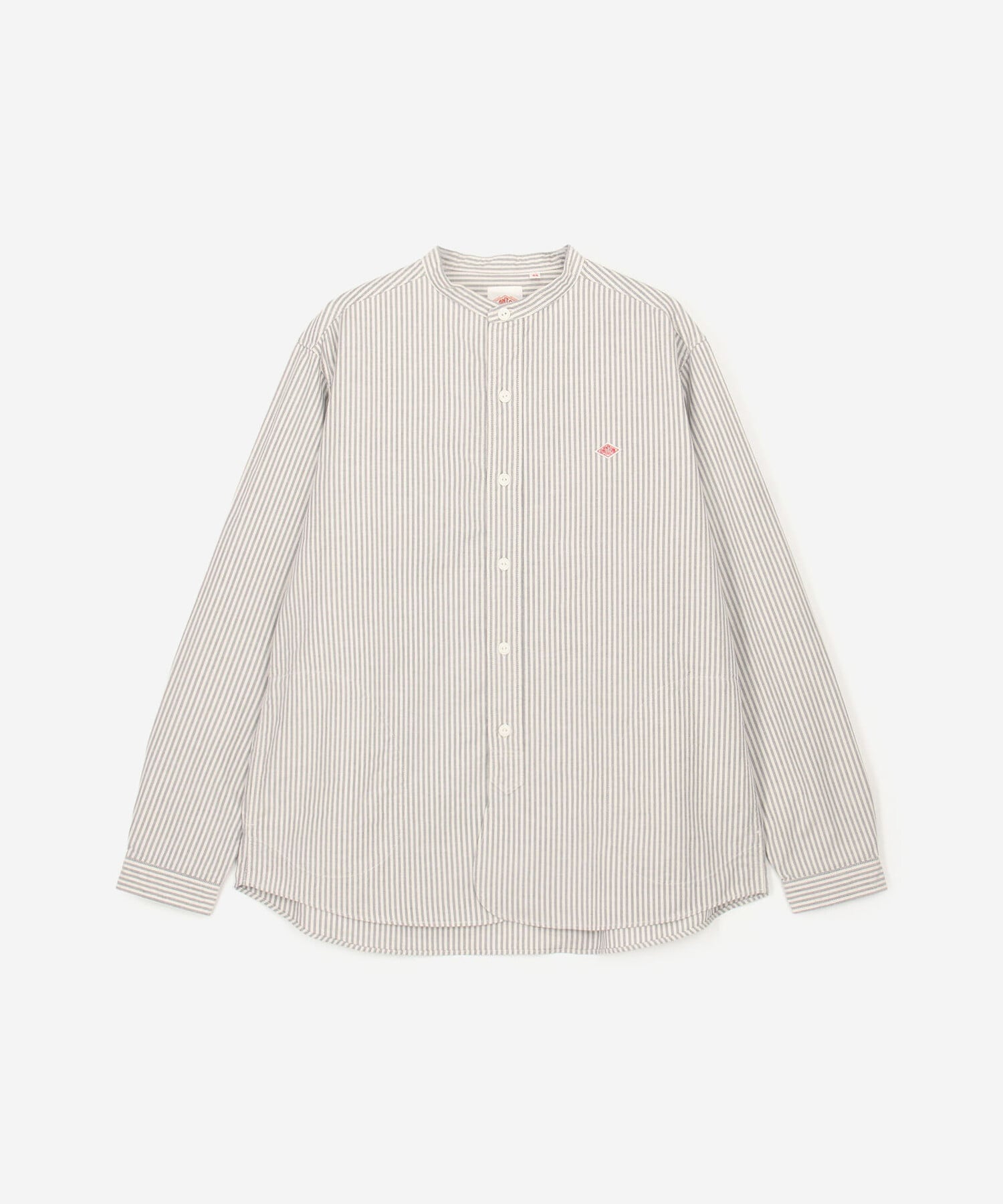Bshop DANTON ｜ オックスフォード バンドカラーシャツ STRIPE MEN ビショップ トップス シャツ・ブラウス ネイビー