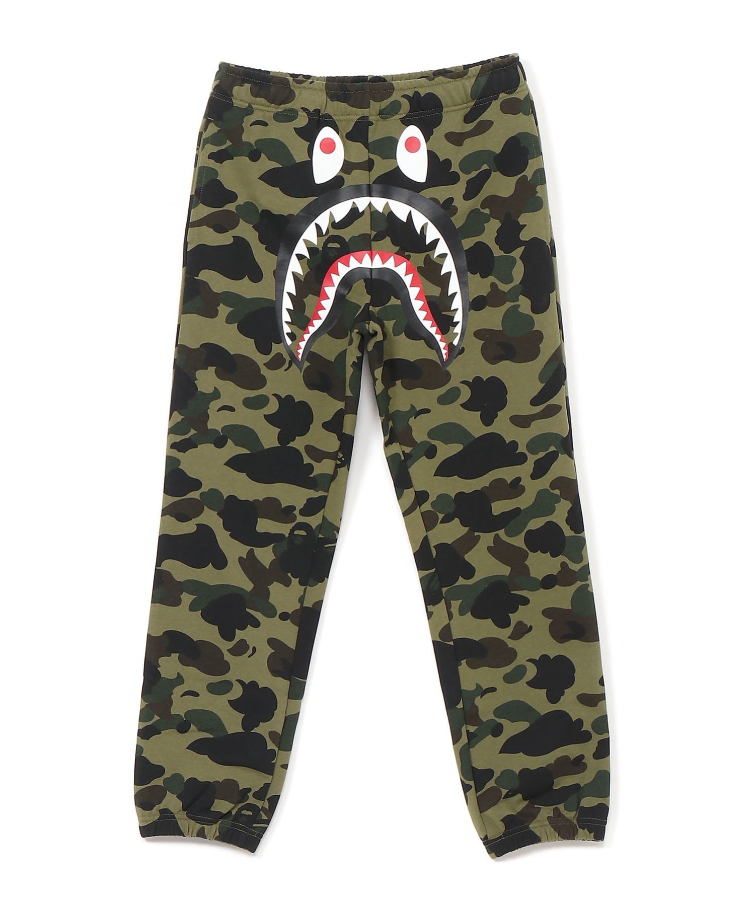 ア・ベイシング・エイプ A BATHING APE 1ST CAMO SHARK SWEAT PANTS ア ベイシング エイプ パンツ ジャージ・スウェットパンツ カーキ イエロー【送料無料】