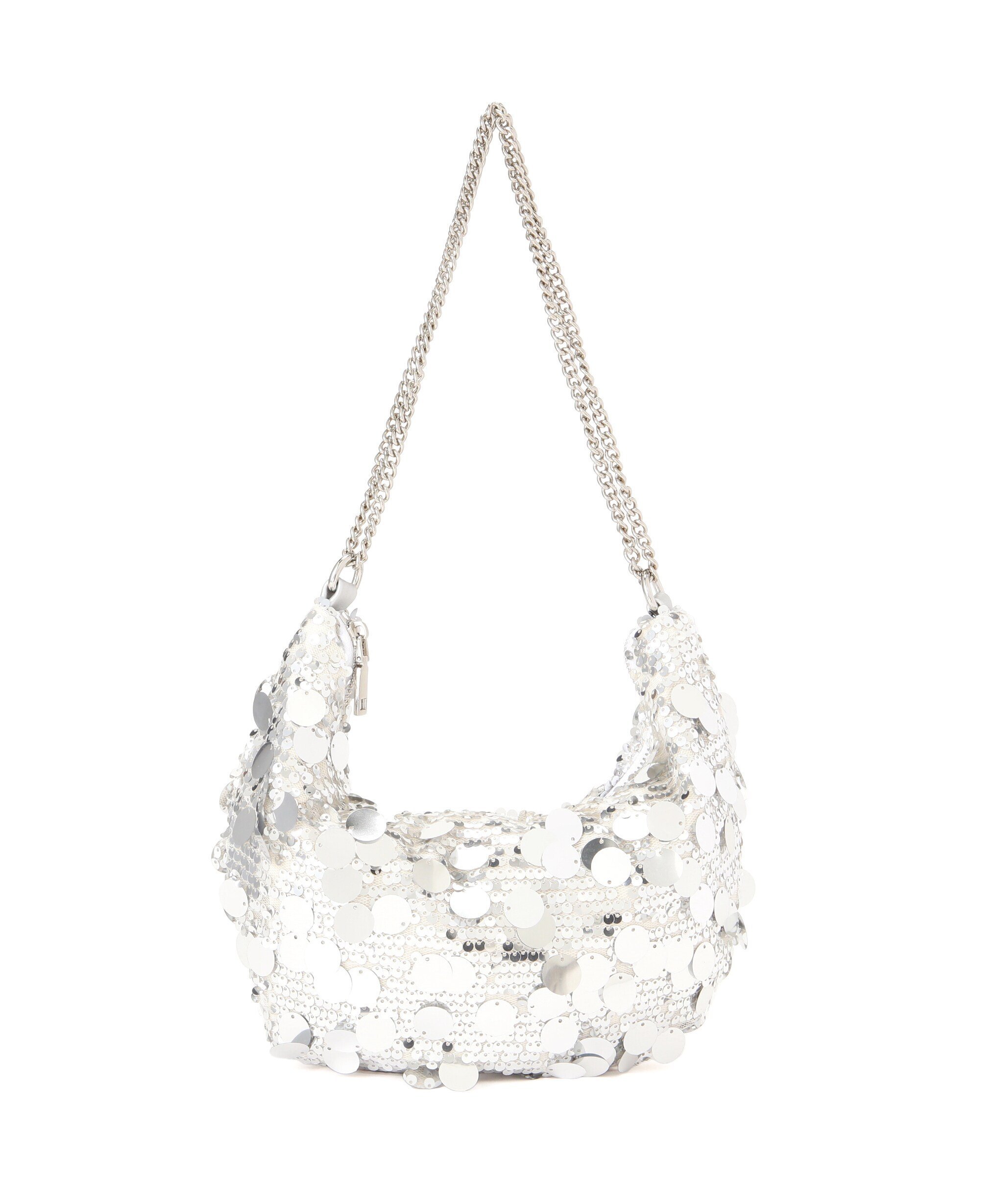 【SALE／50%OFF】N. Natural Beauty Basic スパンコールチェーンバッグ エヌ ナチュラルビューティーベーシック* バッグ ショルダーバッグ シルバー ブラック【送料無料】