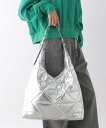 【SALE/50%OFF】LEPSIM キルティングワンショルダー レプシィム バッグ ショルダーバッグ ブラック シルバー