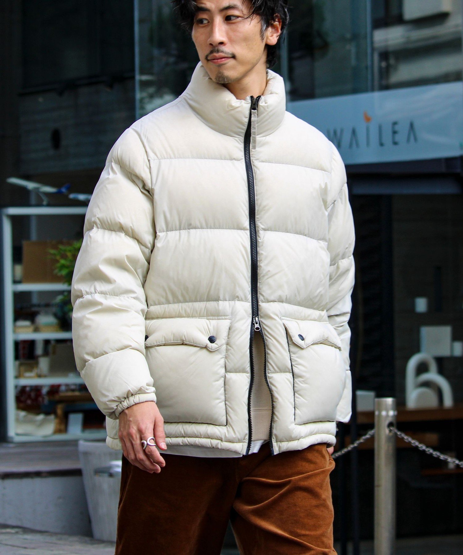 GLOSTER 【GLOSTER別注】TAION パッカブル ボリュームダウンジャケット フレディ アンド グロスター ジャケット・アウター ダウンジャケット・ダウンベスト ブラック グレー【送料無料】