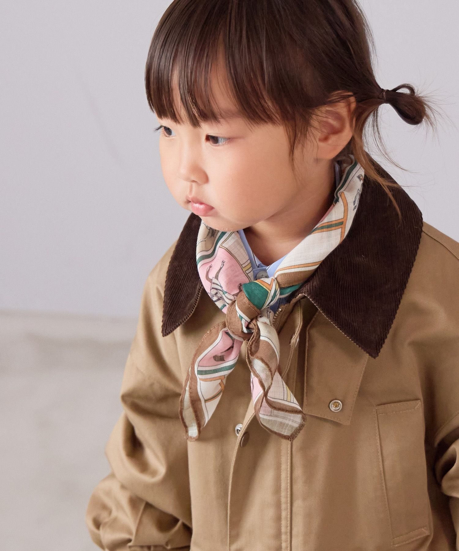 LOWRYS FARM ホースバンダナ ローリーズファーム ファッション雑貨 スカーフ・バンダナ ベージュ グリ..