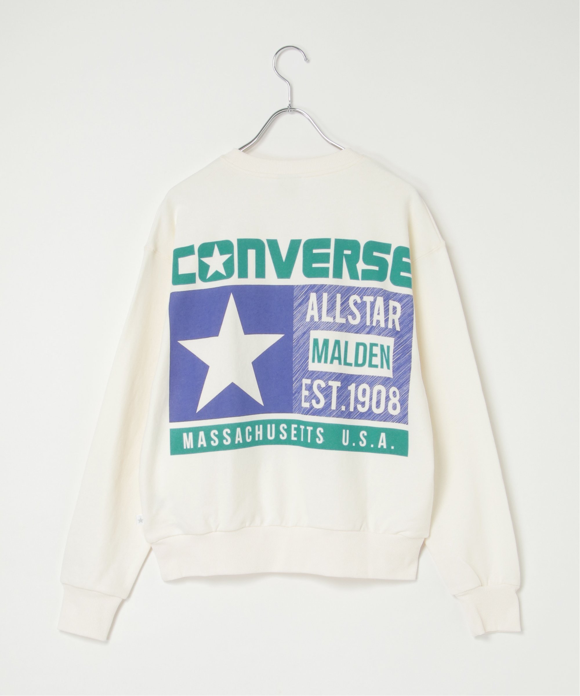 【SALE／28%OFF】notch. CONVERSE コンバース ピーチ裏毛バックロゴプルオーバー ノッチ トップス その他のトップス ホワイト【送料無料】