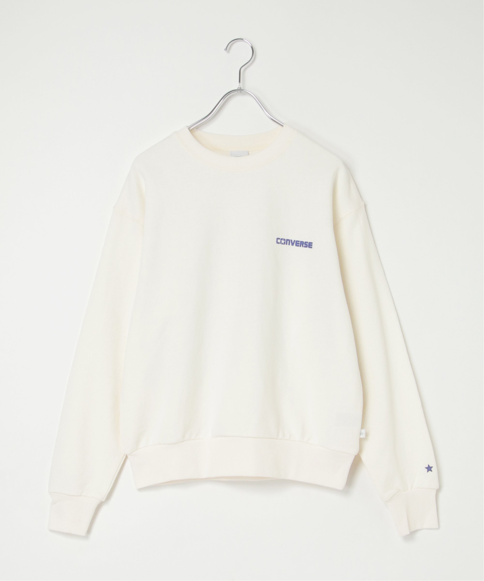 【SALE／28%OFF】notch. CONVERSE コンバース ピーチ裏毛バックロゴプルオーバー ノッチ トップス その他のトップス ホワイト【送料無料】