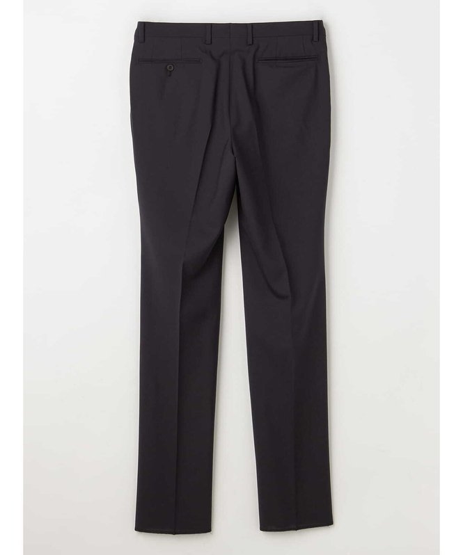 Aquascutum MEN Navy Tropical Plain Trousers アクアスキュータム パンツ スラックス・ドレスパンツ ネイビー【送料無料】