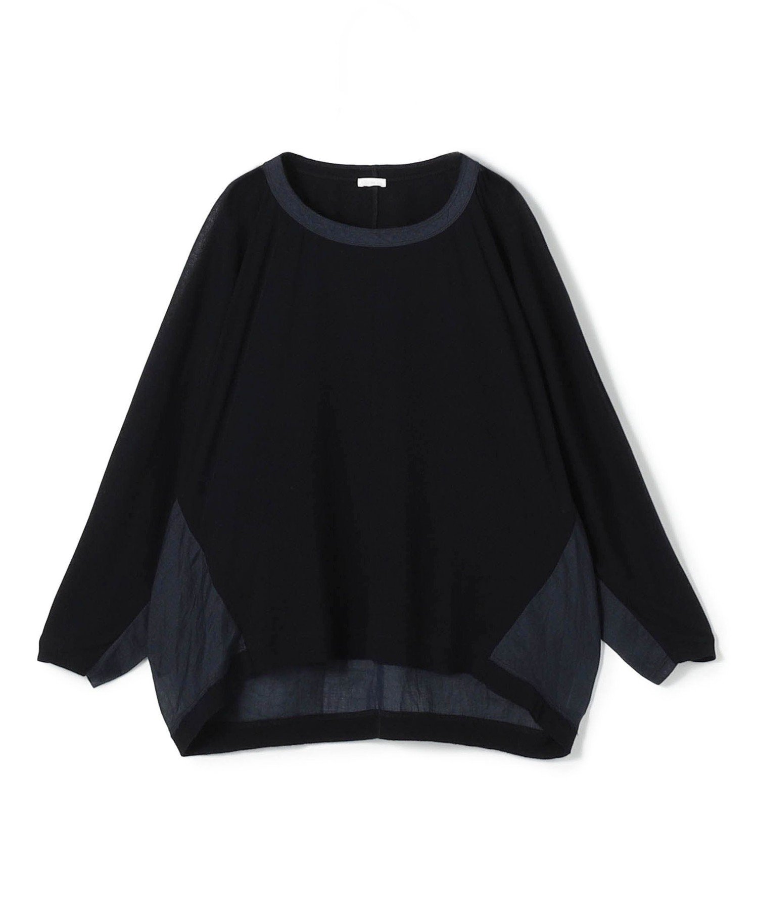 コットンラミーコンビ ドルマンスリーブプルオーバー トゥモローランド トップス カットソー・Tシャツ ホワイト ネイビー カーキグリーン