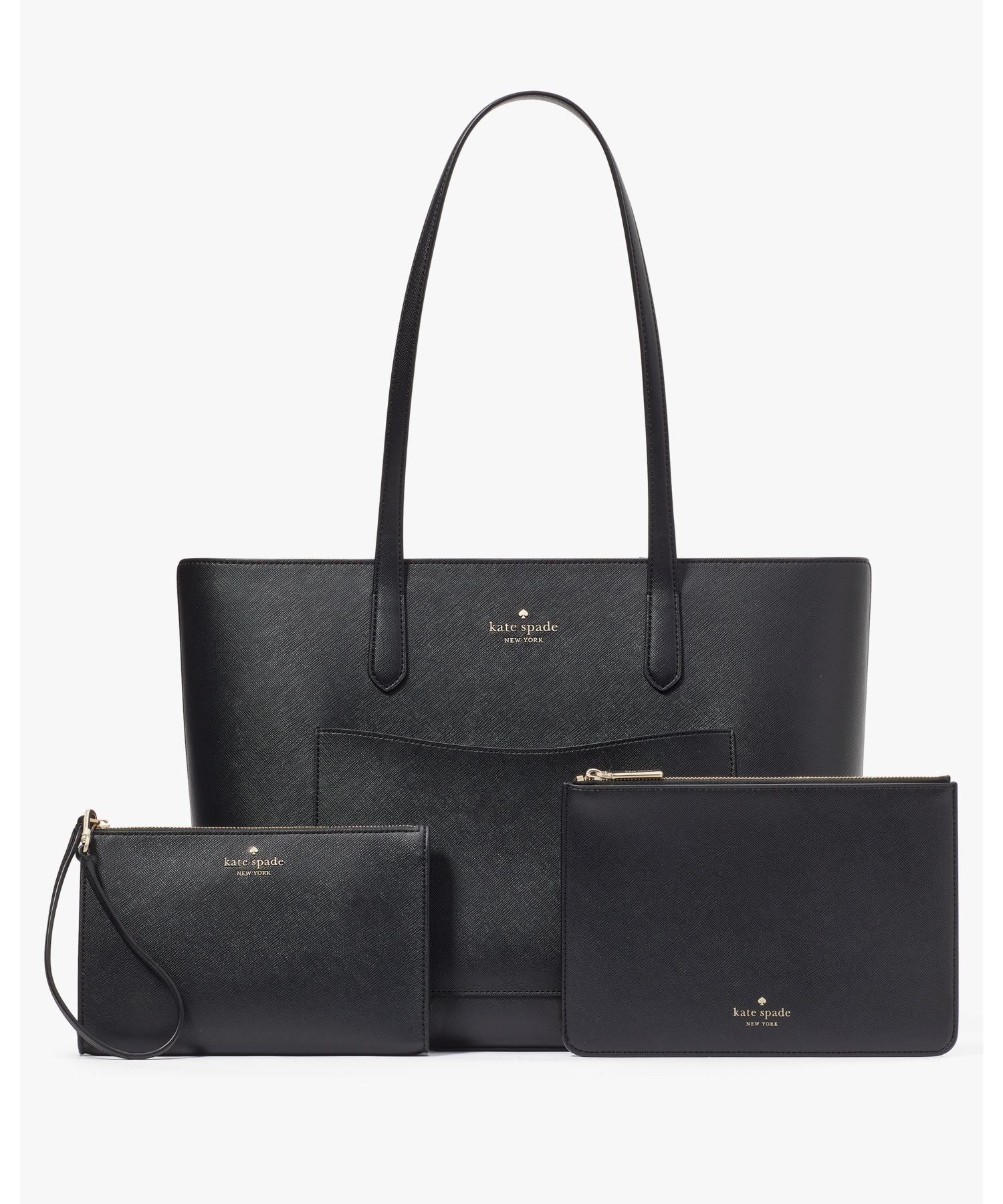 【SALE／65%OFF】kate spade new york ステイシー トート セット ケイトスペードニューヨーク バッグ トートバッグ ブラック【送料無料】