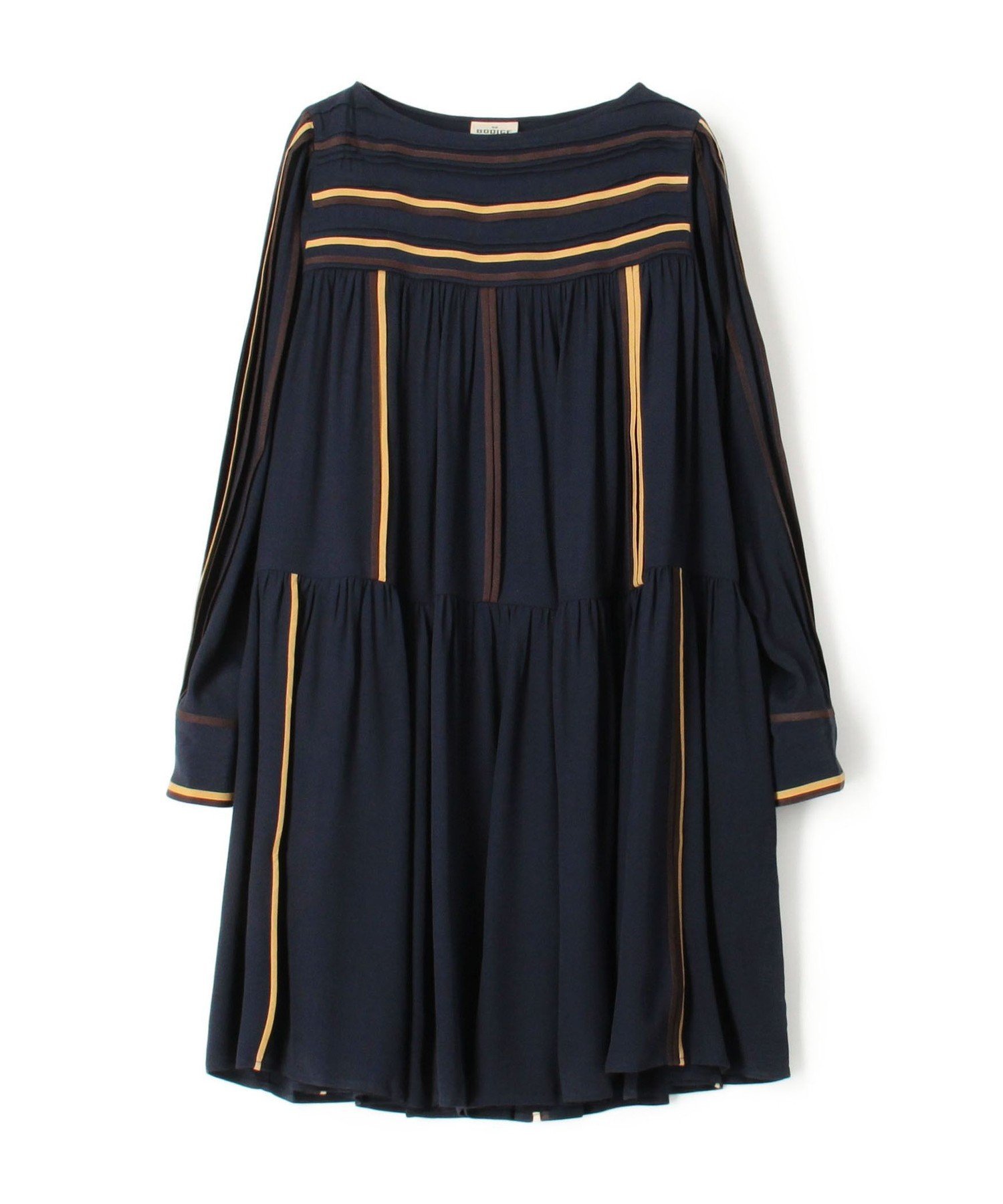 【SALE／60%OFF】TOMORROWLAND BUYING WEAR BODICE STUDIO ティアードドレス トゥモローランド ワンピース・ドレス ワンピース ネイビー【送料無料】