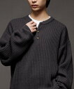 【SALE/10%OFF】FREAK'S STORE リラックスフィット 畦編み ヘンリーネック ニット 【限定展開】 25AW フリークスストア トップス ニット イエロー ブラック グリーン グレー ネイビー レッド【送料無料】