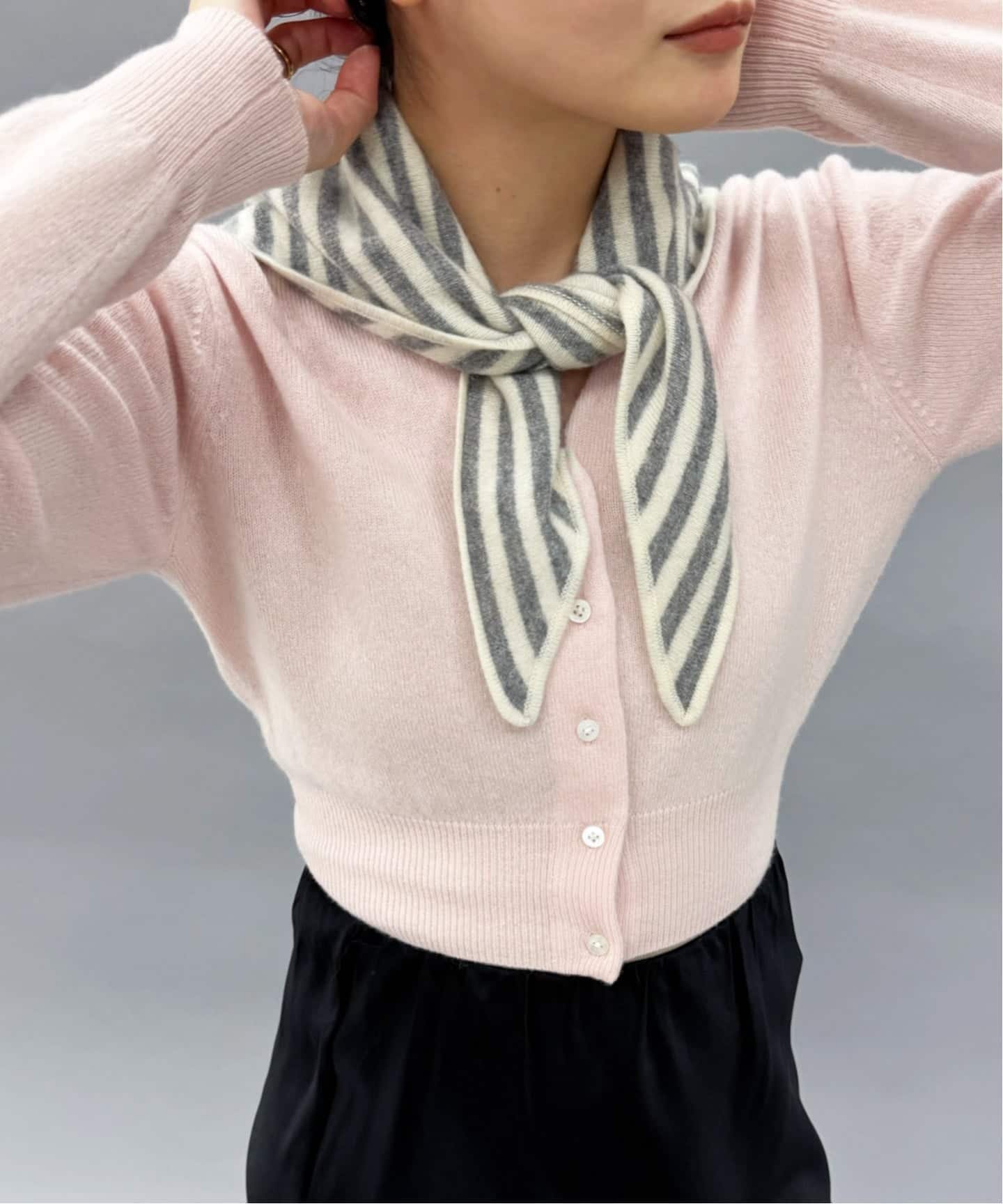 EDIT.FOR LULU 【hai/ハイ】Sophia Scarf エディット フォー ルル ファッション雑貨 その他のファッション雑貨 グレー ピンク【送料...