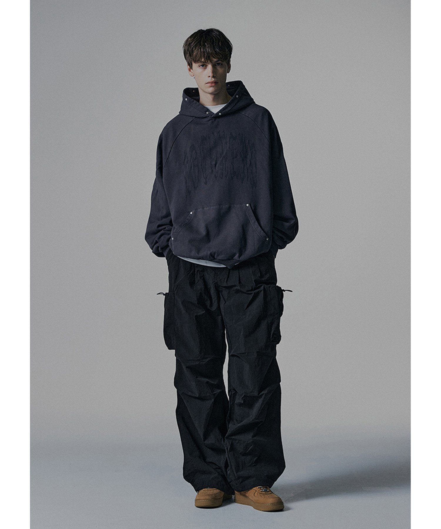 LHP NOT4NERD/ノットフォーナード/NYLON BIG POCKET CARGO PANTS エルエイチピー パンツ その他のパンツ ブラック