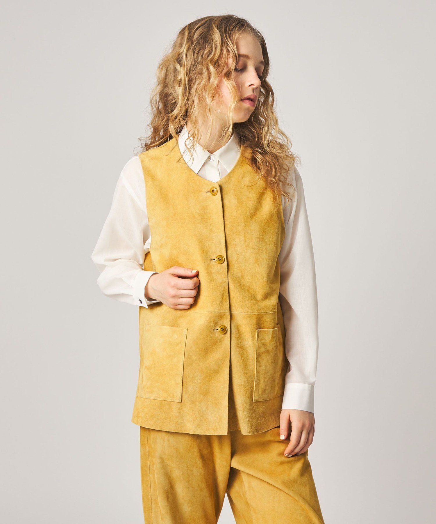 Steven Alan ＜Steven Alan＞スエード ベスト ビューティー＆ユース ユナイテッドアローズ ジャケット・アウター その他のジャケット・アウター