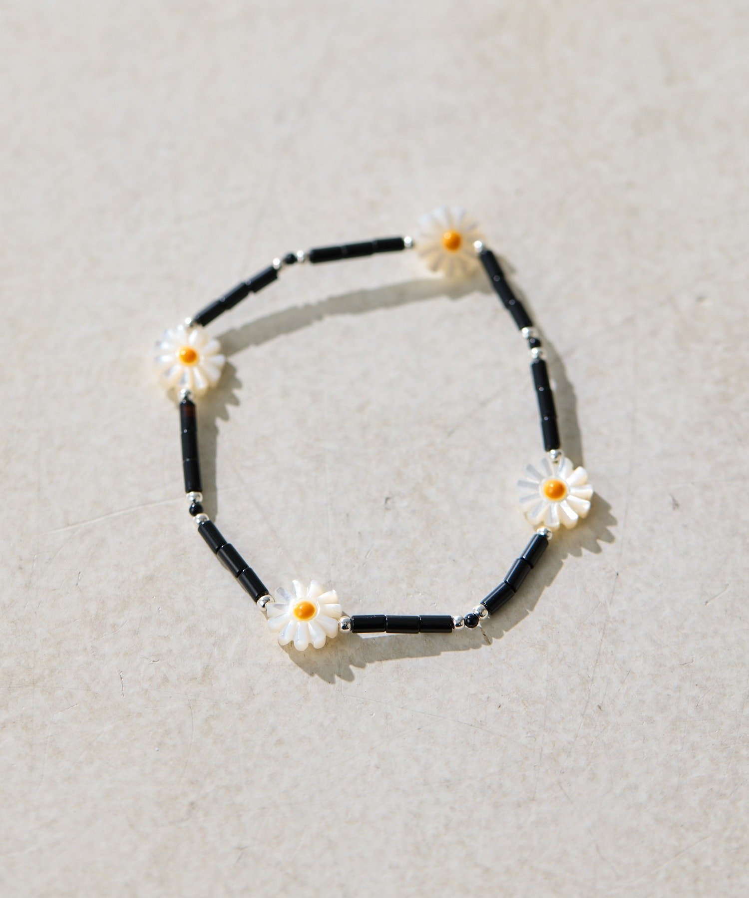 ear PAPILLONNER 《スターリングシルバー使用/WEB&一部店舗限定》マーガレットブレスレット イア パピヨネ アクセサリー・腕時計 ブレスレット・バングル ブラック【送料無料】