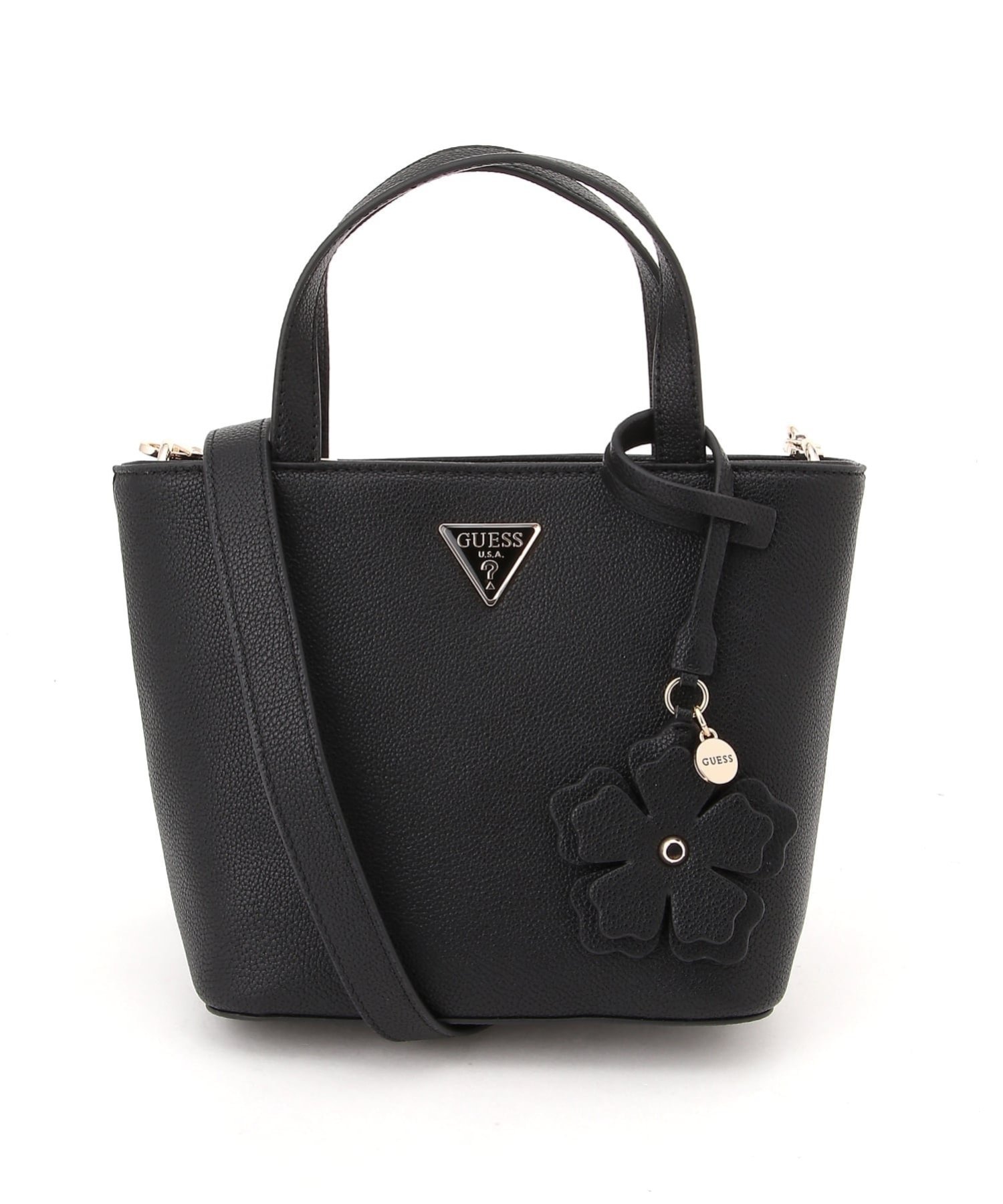 Guess - GUESS GUESS/(W)LUCCI Mini Tote ゲス バッグ トートバッグ ベージュ ブラック ブラウン【送料無料】