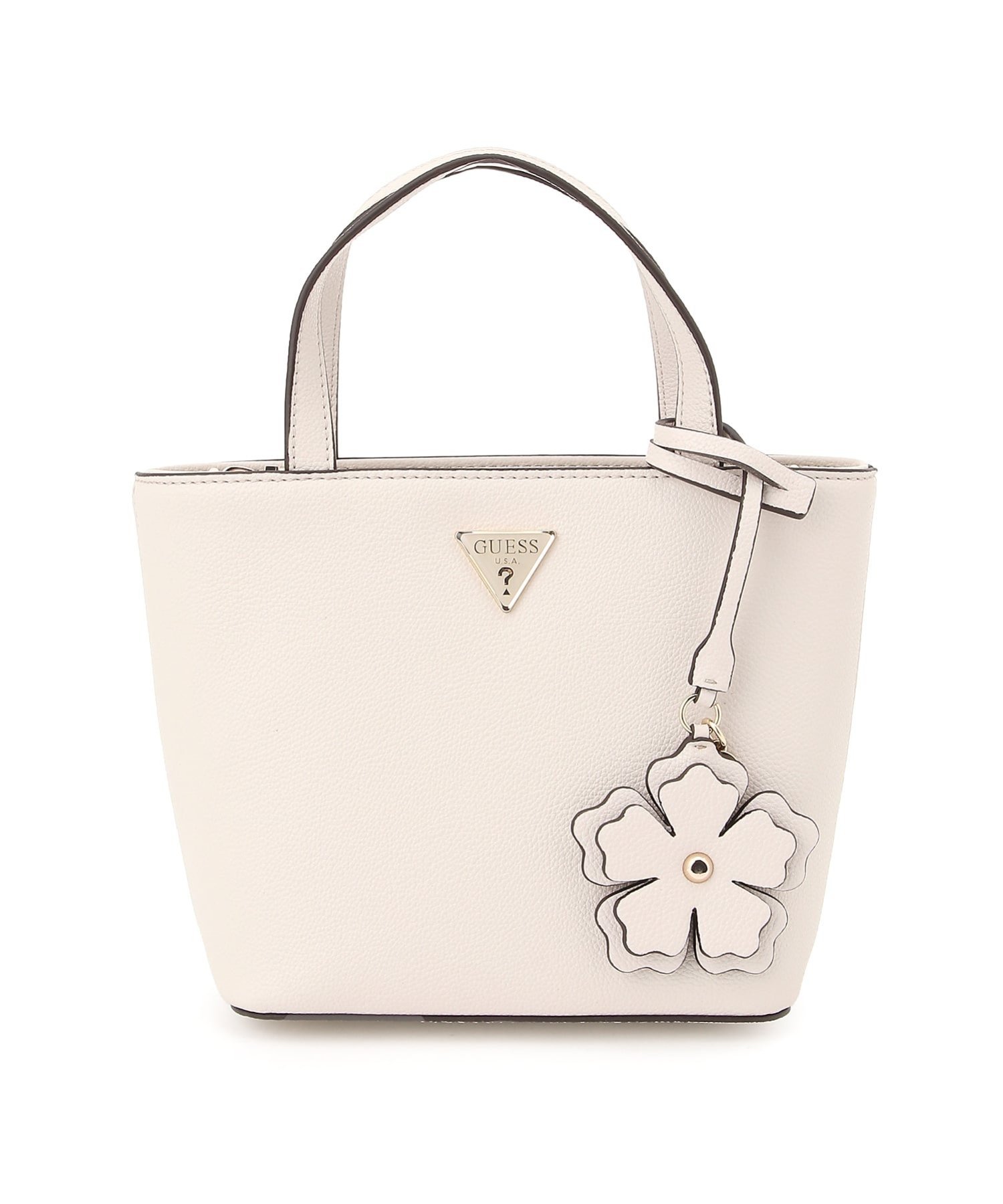 GUESS/(W)LUCCI Mini Tote ミニトート トートバッグ ショルダーバッグ ゲス バッグ トートバッグ ベージュ ブラック ブラウン