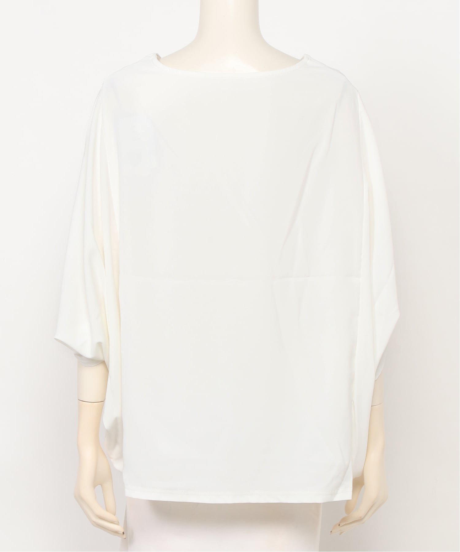 relaclo select relaclo select/(W)撥水防汚加工ドルマントップス リラクロ トップス カットソー・Tシャツ ホワイト