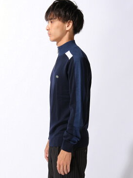 【SALE／40%OFF】LACOSTE (M)『Made in France』ジッパーネック セーター ラコステ ニット【RBA_S】【RBA_E】【送料無料】