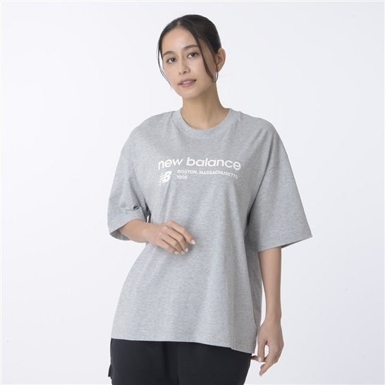 New Balance Linear Heritage オーバーサイズショートスリーブTシャツ ニューバランス トップス カットソー Tシャツ【送料無料】