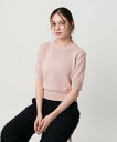 BEAUTY&YOUTH UNITED ARROWS コイルニット ショートスリーブ プルオーバー -ウォッシャブル- ビューティー&ユース ユナイテッドアローズ トップス ニット ブラウン グレー ホワイト ピンク【送料無料】