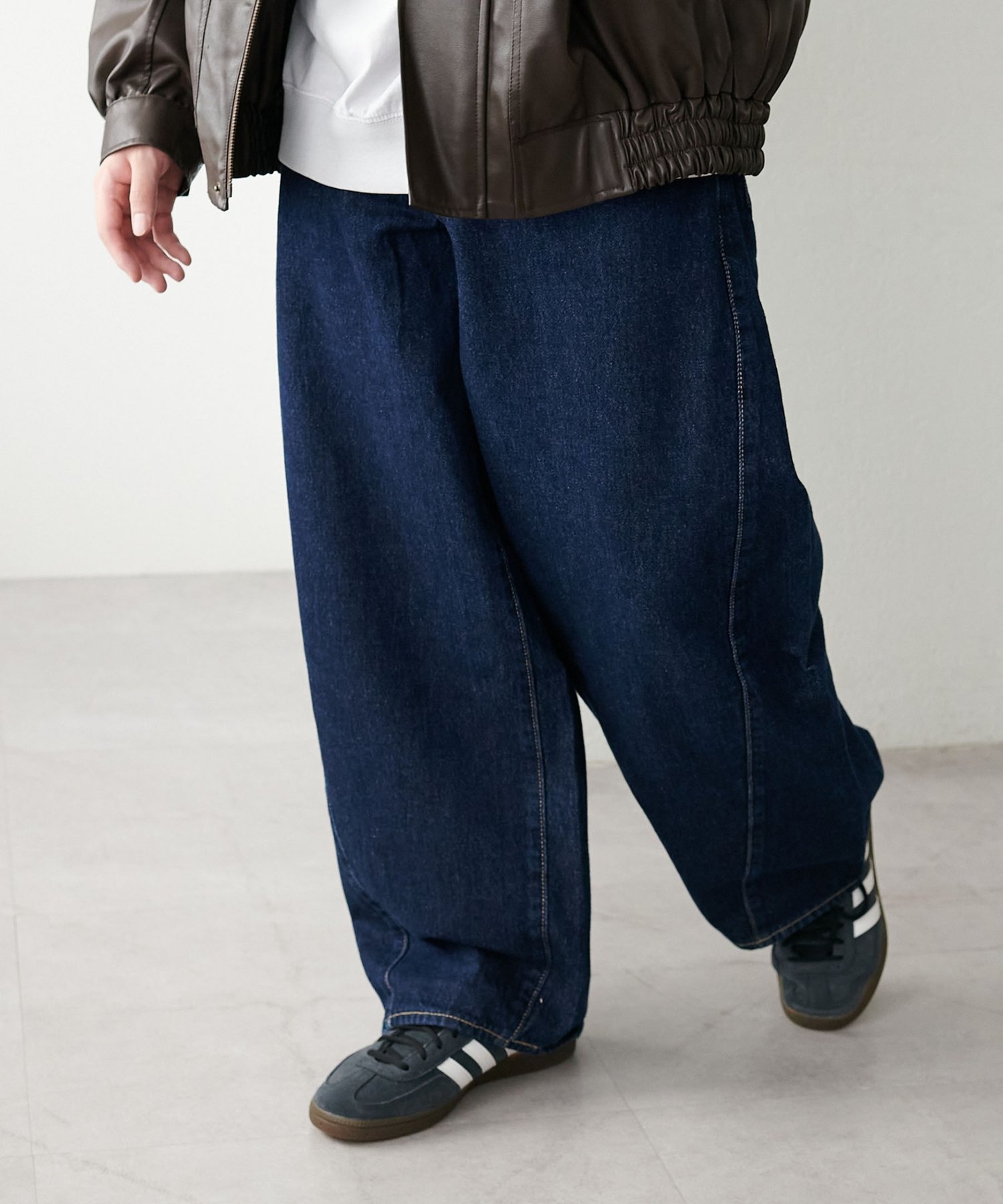 Discoat LEVIS SUPER BAGGY BARREL SHADE VIEW ディスコート パンツ その他のパンツ ネイビー【送料無料】