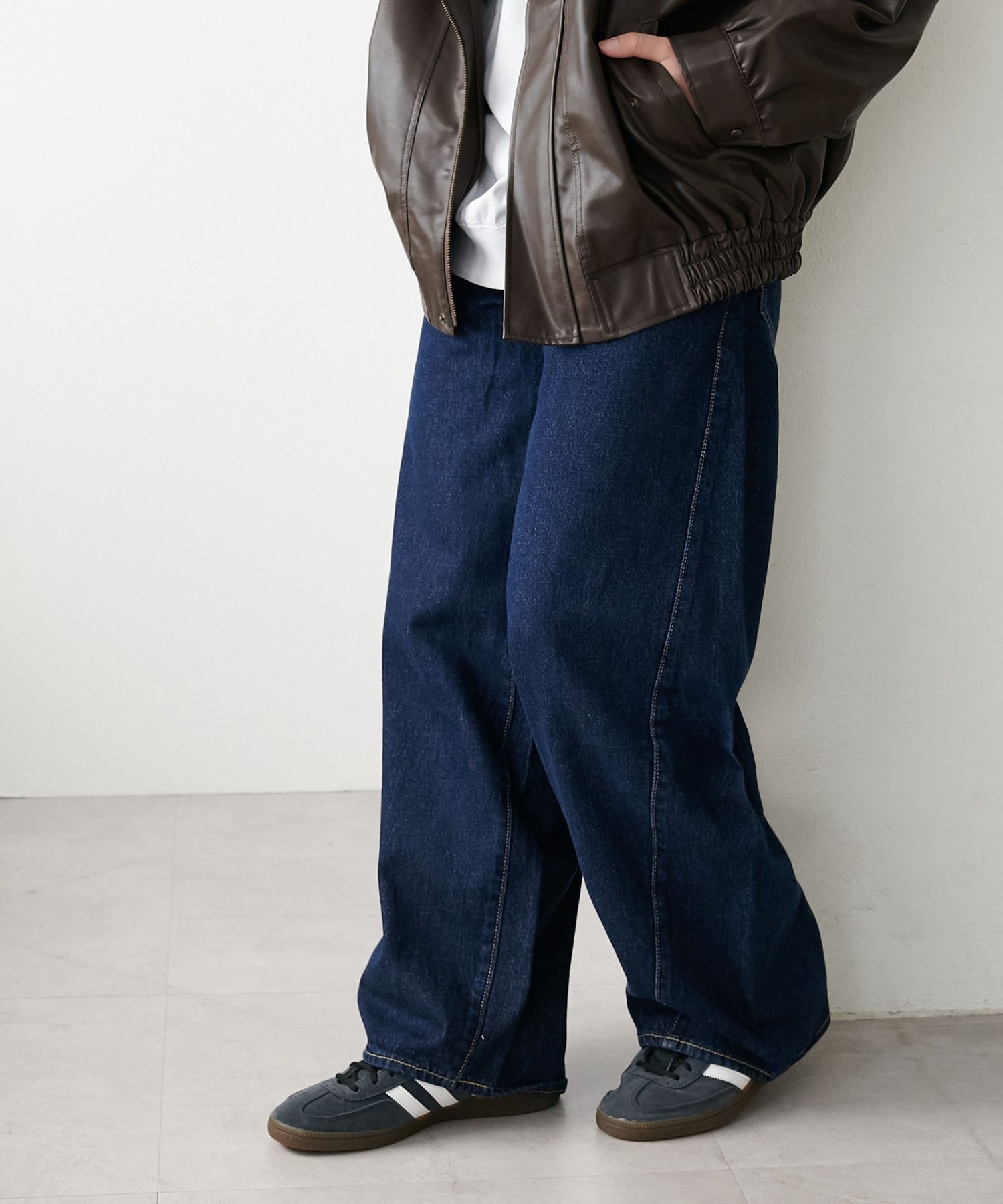 Discoat LEVIS SUPER BAGGY BARREL SHADE VIEW ディスコート パンツ その他のパンツ ネイビー【送料無料】
