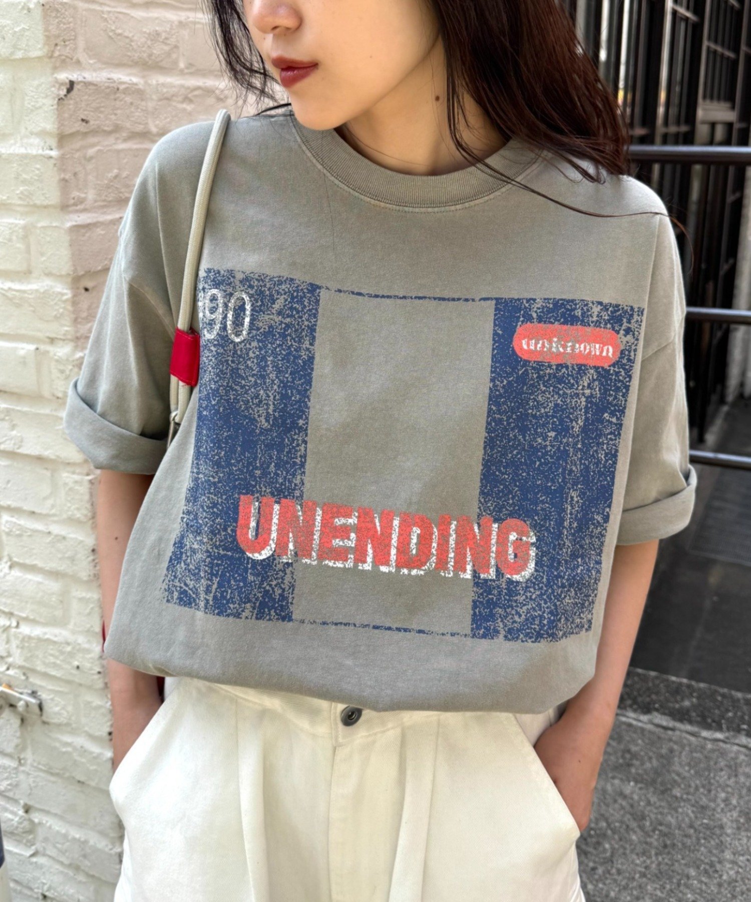 【ユニセックス】【SWITCH RECORD】ヴィンテージフェードツアーTee チャオパニックティピー トップス カットソー・Tシャツ ブラック ホワイト グリーン グレー