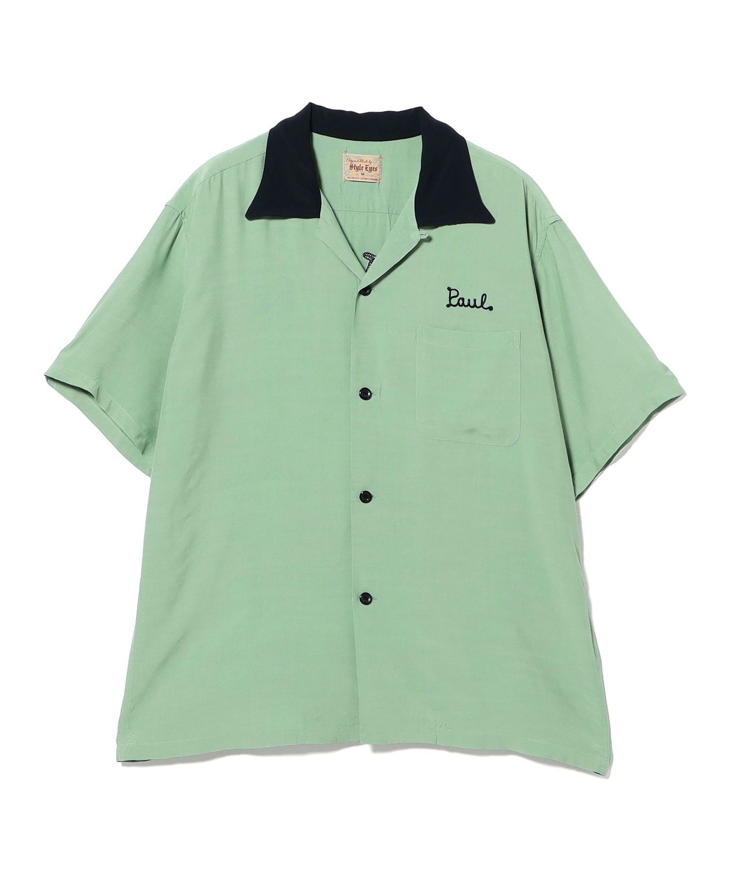 STYLE EYES / BOWLING SHIRT ビームス ウイメン トップス シャツ・ブラウス グリーン