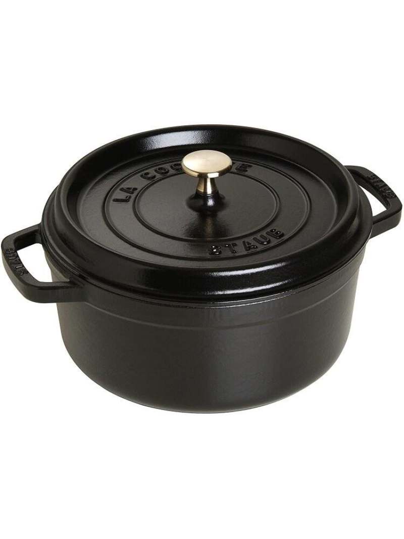 212 KITCHEN STORE ピコ・ココットラウンド 22cm BK ＜STAUB ストウブ＞ トゥーワントゥーキッチンストア 食器・調理器具・キッチン用品 その他の食器・調理器具・キッチン用品 ブラック【送料無料】 stylife-12785509 Rakuten Fashion サンプル画像2