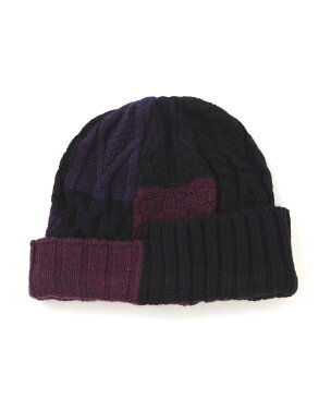 BEAVER CAL O LINE /キャルオーライン CABLE KNIT CAP ケーブルニットキャップ ビーバー ファッション雑貨 ベルト レッド グレー ネイビー オレンジ【送料無料】
