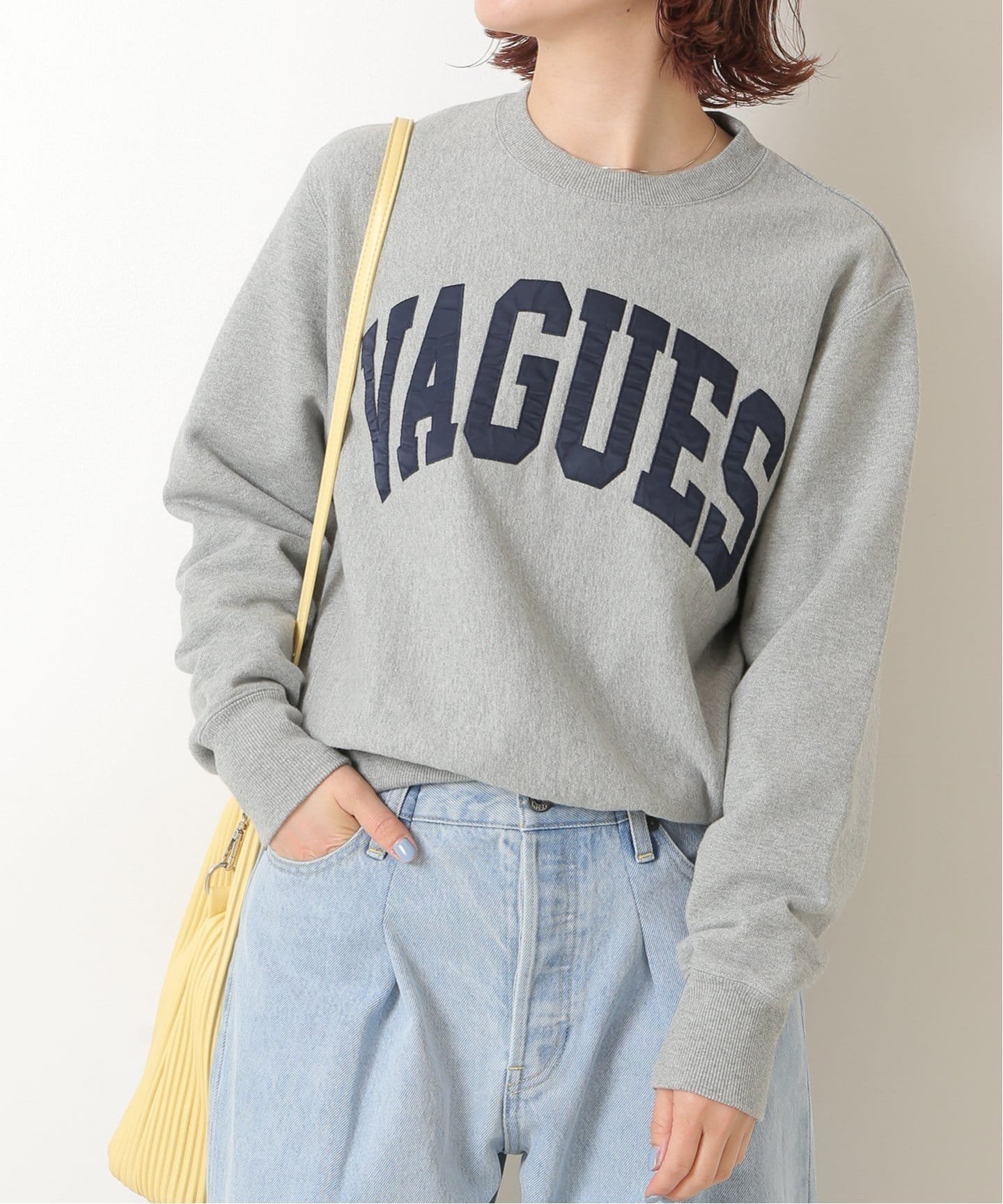 【SALE／30%OFF】Spick & Span ロゴワッペンスウェット スピックアンドスパン トップス スウェット・トレーナー グレー レッド【送料無料】のサムネイル