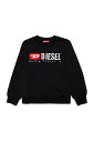 【SALE/40%OFF】DIESEL キッズ スウェット SMACSDIVSTROYED ディーゼル トップス スウェット・トレーナー ブラック【送料無料】