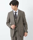 【SALE/70%OFF】UNITED ARROWS green label relaxing GLR CLOTH サキソニー 柄 3B HC/HXD スーツジ...