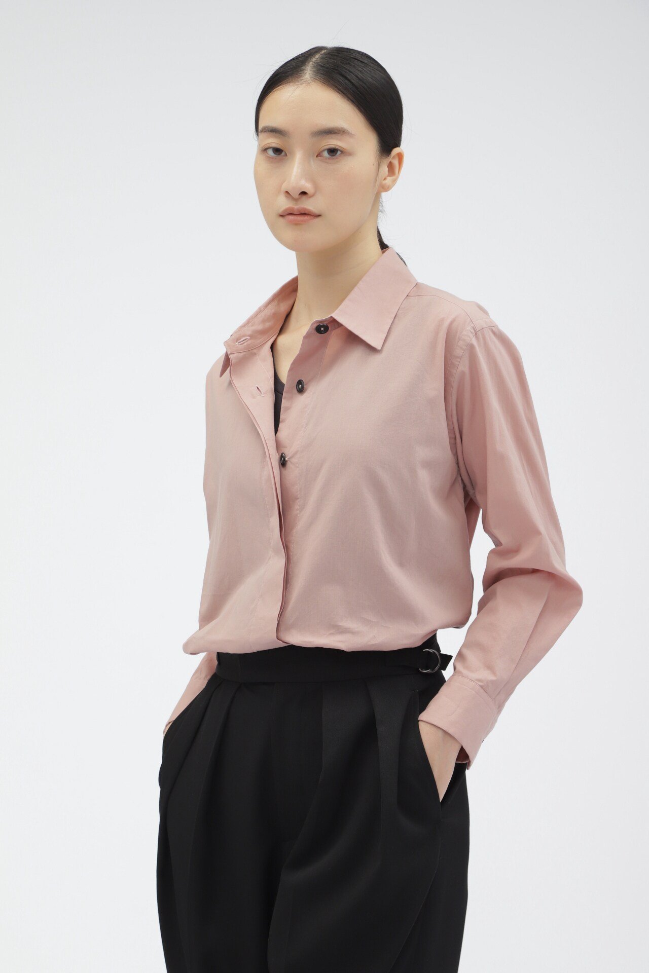 MARGARET HOWELL WASHED COTTON マーガレット・ハウエル トップス シャツ・ブラウス ピンク【送料無料】のサムネイル