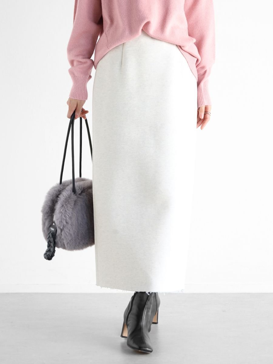 【SALE／50%OFF】Vin ダンボールペンシルスカート ヴァン スカート ロング・マキシスカート ベージュ ..